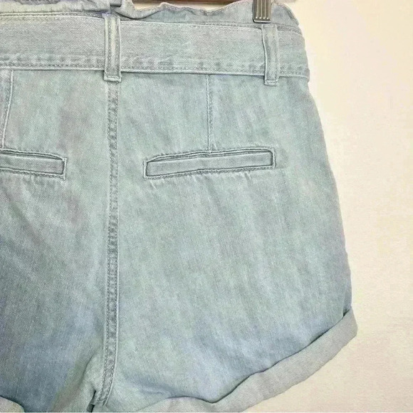 Express | Women’s Extreme High Waisted Paperbag Belted Shortie Shorts | Size 2 - Picture 5 of 11